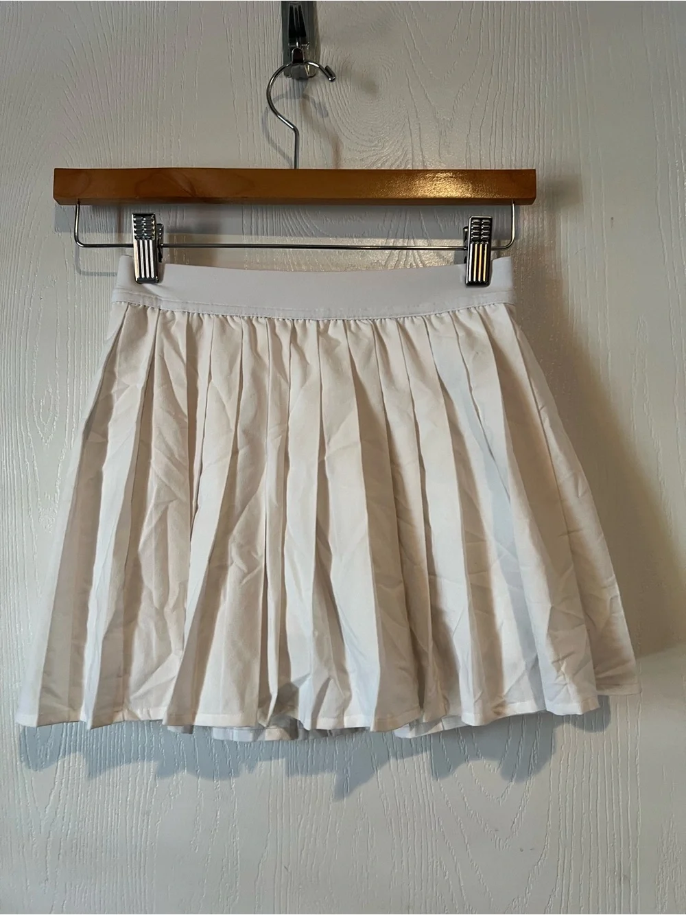 Lululemon White Varsity High-Rise Pleated Tennis Skirt Women Sz 2